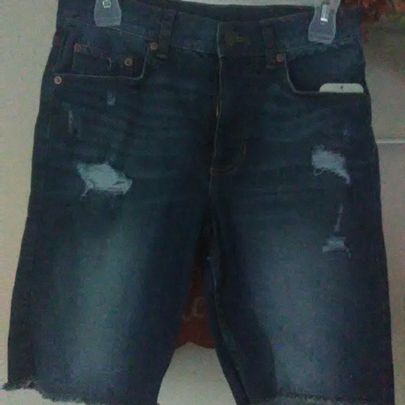 Men's dark blue shorts - Picture 3 of 3